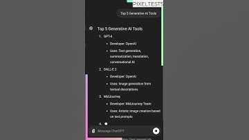 Top 5 Generative AI Tools