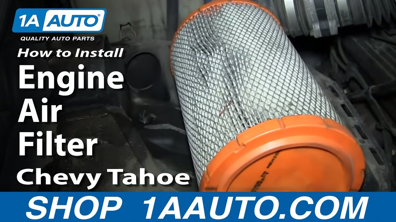 How To Replace Engine Air Filter 96-99 Chevy Tahoe - YouTube chevy lumina motor diagram 