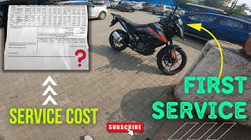 First Service Cost & Experience | 🏍️ KTM 390 Adventure | 2023