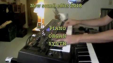 Roland V-Combo VR-09 ~ A few new sound edits (July/2018)