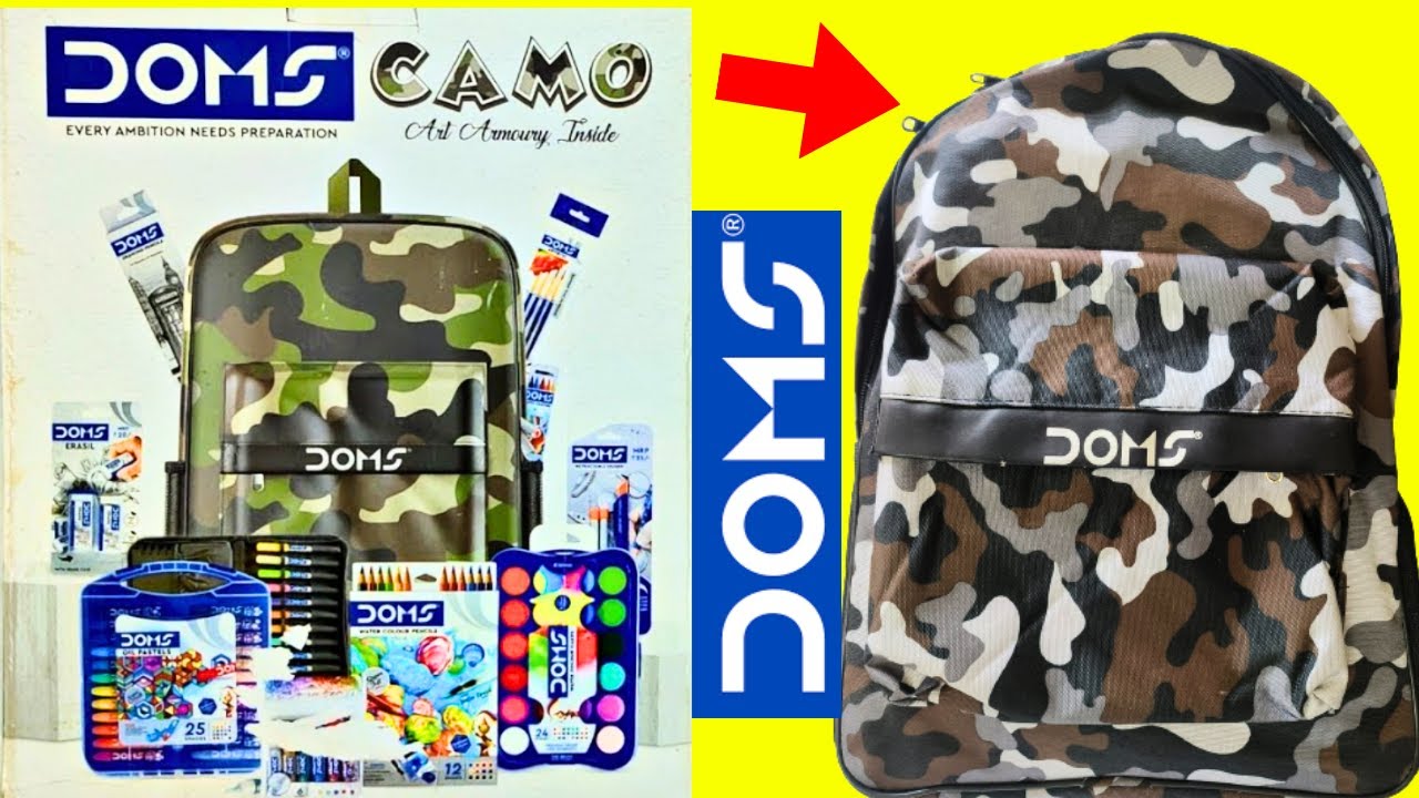 Ultimate Collection of Doms Camo Kit Doms Stationery Unboxing Doms Stationery Items YouTube