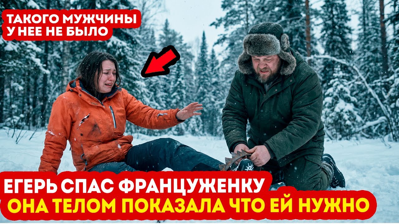Егерь Спас ФРАНЦУЖЕНКУ из Капкана в Глухой Тайге Она Не Знала Языка Но ЖЕСТАМИ Показала ЧТО ЕЙ НУЖНО