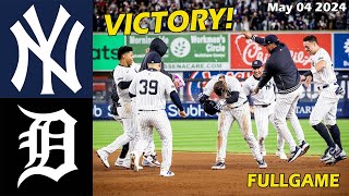 Yankees vs. Tigers [FULLGAME] Highlights , May 04 2024 | MLB Season 2024