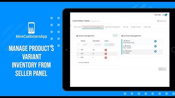 How to Manage Product Inventory For eCommerce website : MoreCustomersApp eCommerce Platform