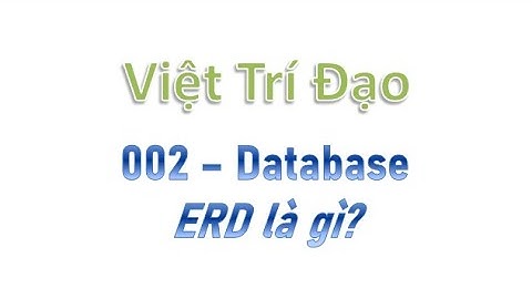 002 [Database] ERD là gì