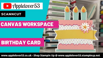 Live 20th June 2021 - Canvas Workspace Birthday Card