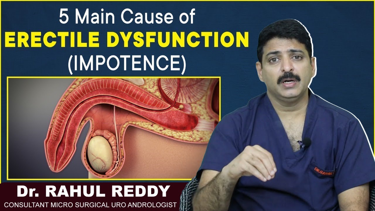 5 Main Cause of Erectile Dysfunction | Causes Of Impotence | Dr Rahul Reddy | Androcare Institute