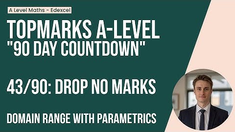 43/90 Drop No Marks - Domain and Range with Parametrics