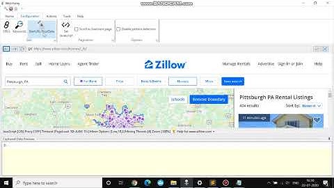 How to obtain Zip codes of home addresses from Zillow using keyword scraping