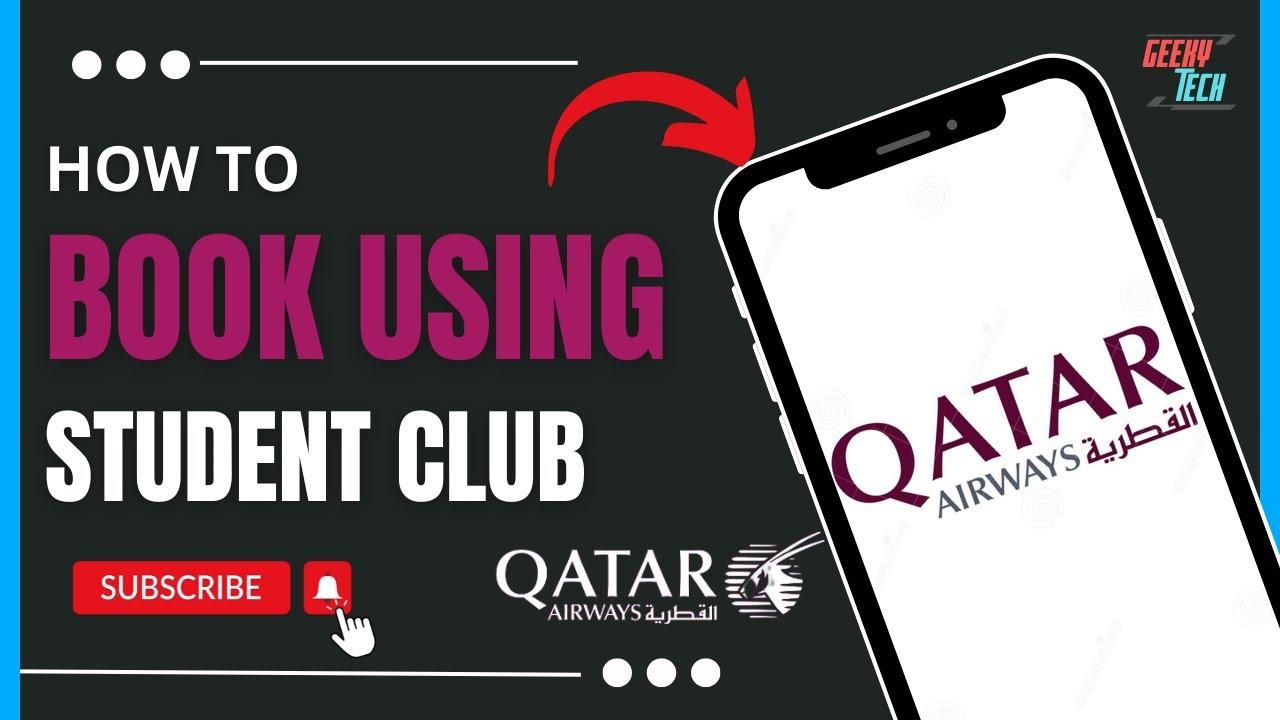 How To Book Qatar Airways Using Student Club !