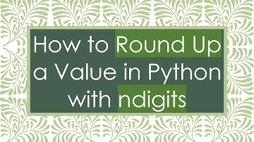 How to Round Up a Value in Python with ndigits