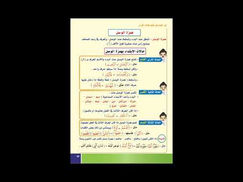 الدرس الخامس من دورة نور الهدى في تعليم كلمات القرآن للشيخ أحمد عبدالله أبو النصر