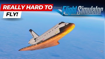 I Flew The BRANDNEW Fully Modelled Space Shuttle in MSFS (I Crashed)