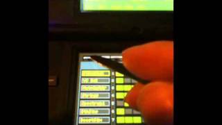 KORG M01, copy a scene by DnD