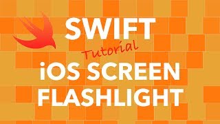 Swift iOS Screen Flashlight App screenshot 1