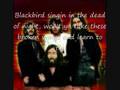 The Beatles-Blackbird w/Lyrics!