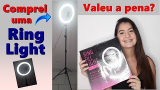 COMPREI UMA RING LIGHT!