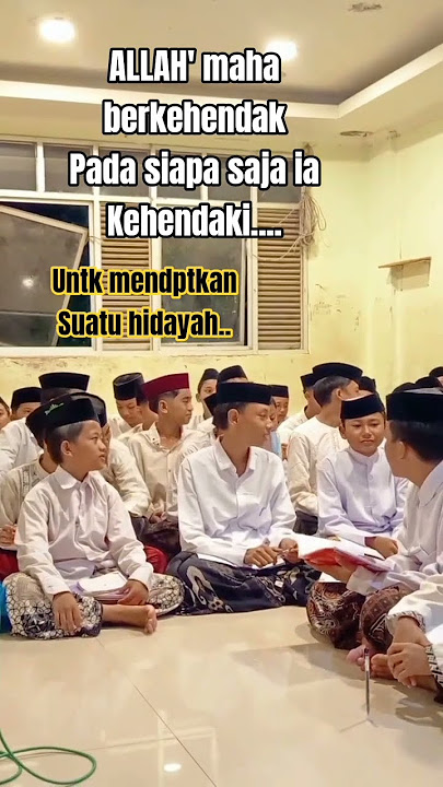 ALLAH MAHA BERKEHENDK PADA SIAPA SAJA UNTK MENDPTKAN HIDAYAH #ustadzadihidayatofficial