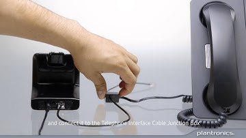 How to Connect the CS500 to Your Deskphone with an HL10 Handset Lifter and Answer a Call