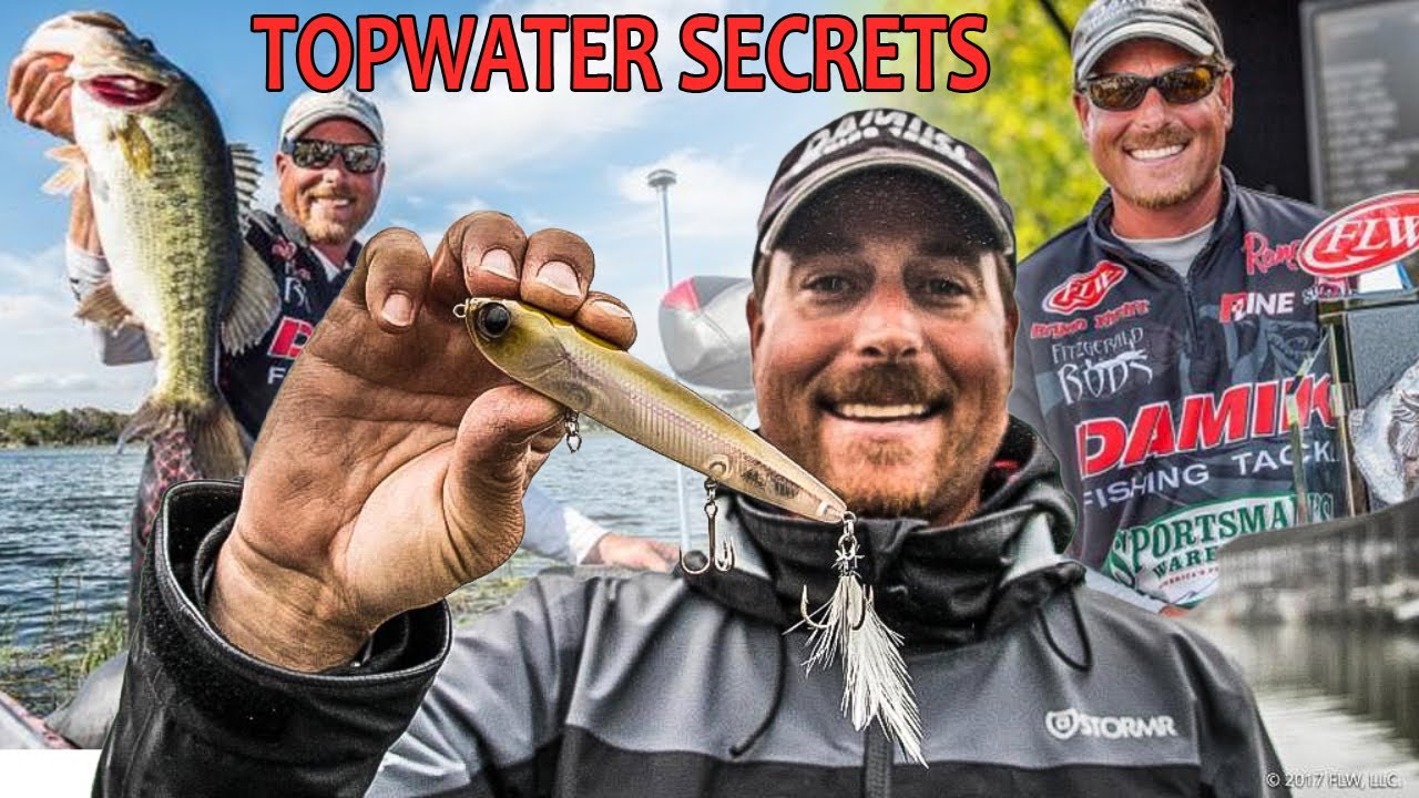 Bryan Thrift's Top 5 Topwater Bass Fishing Baits & Techniques YouTube