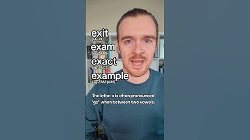 "EX" is Sometimes Pronounced as "EGGS" (connected speech/assimilation)