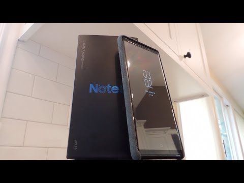 Samsung Note 8 and Fast Wireless charger Ebay Purchase Unboxing and Review