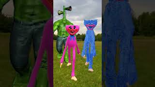 Siren Head Hulk Kissy Missy Huggy Wuggy Vs Me