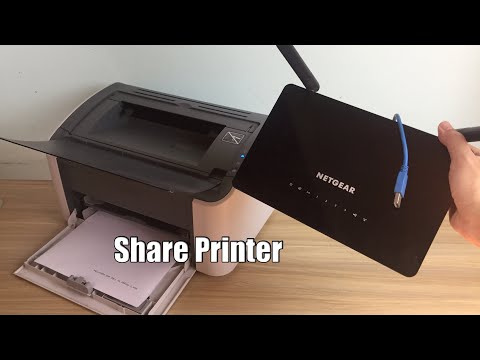 Video: Kan jeg konvertere en USB-printer til Ethernet?