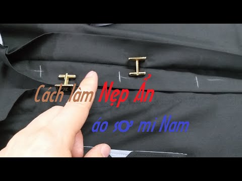 Video Cách may Nẹp Ẩn áo sơ mi Nam // cắt và may áo sơ Nam... - youtube