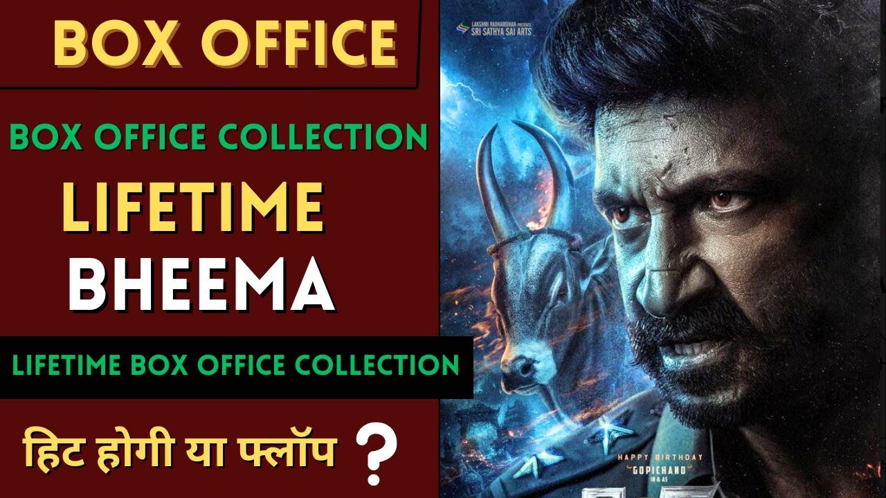 Bheema Lifetime Box Office Collection || bheema worldwide boxoffice update