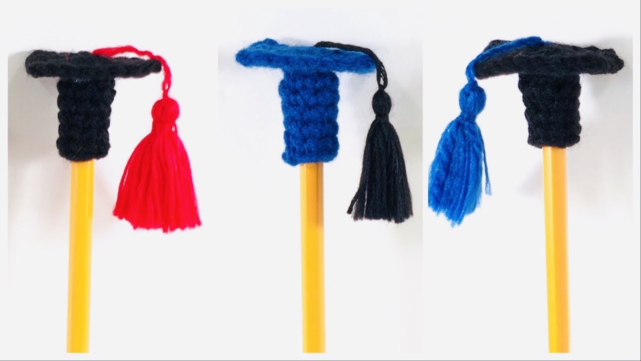 DIY accesorios a crochet  para lapiz/pluma/Crochet pencil topper .