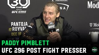 Paddy Pimblett: “Colby Covington’s A Piece Of S***” Ufc 296 Post Fight Press Conference