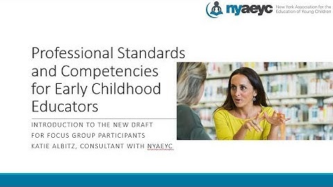 Power to the Profession - Focus Group Webinar 2, Professional standards and competencies