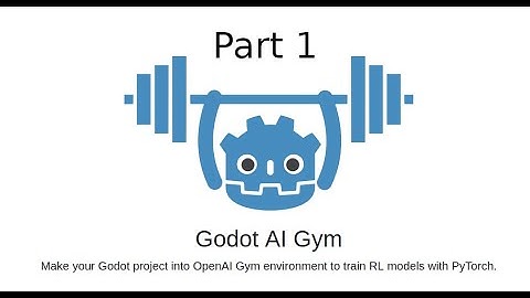 Reinforcement learning in Godot: part1, install