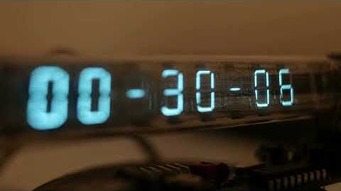 LED Time Counting Animation Motion Background Stock Video Footage Free For Editing