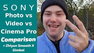 Xperia 1 III - Photo vs Video vs Cinema Pro + Zhiyun Smooth X Test screenshot 3