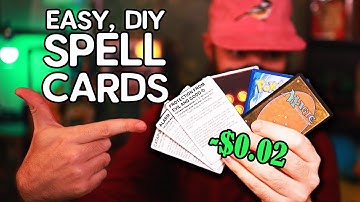 Make your own D&D spell cards for (nearly) FREE