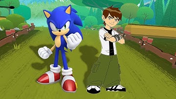 WHO IS THE BEST? Sonic Dash vs Ben 10 Up To Speed