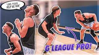 NBA G-League Pro Gave Me BUCKETS! 1v1 Gets Intense! | Jordan Lawley Basketball