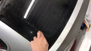 How to open tailgate glass, Manual release glass hatch/trunk BMW E91, E61 3 Series, 5 Series