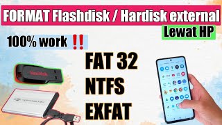 aplikasi Format Flashdisk Lewat HP NTFS ke FAT32 atau sebaliknya