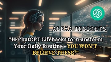 "10 ChatGPT Lifehacks to Transform Your Daily Routine - YOU WON