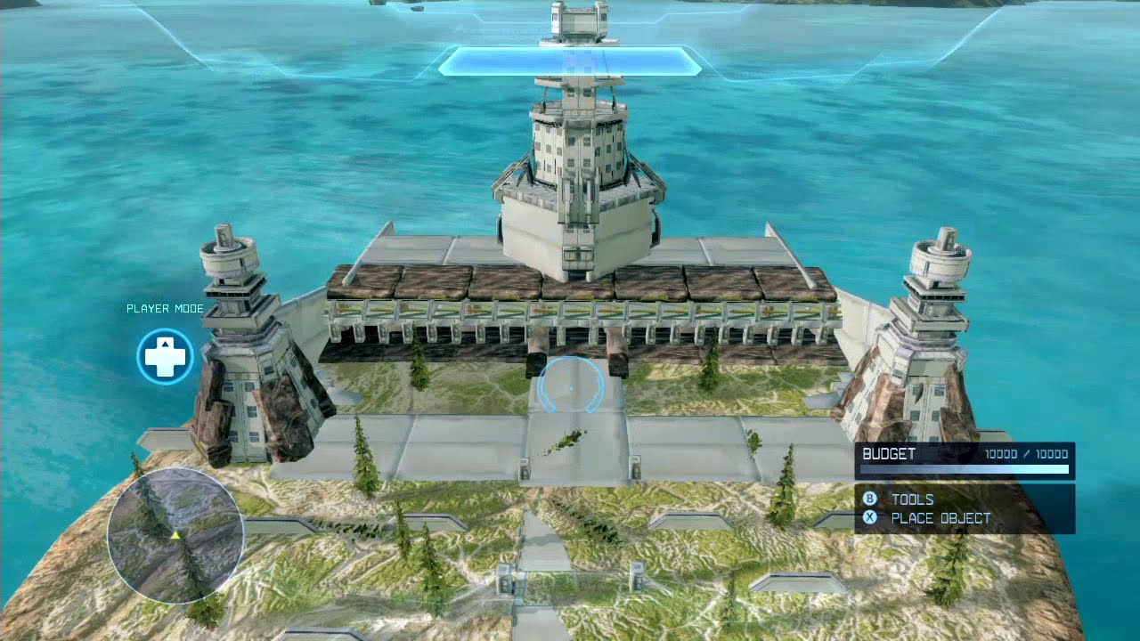 Halo 4 forge map: Three towers