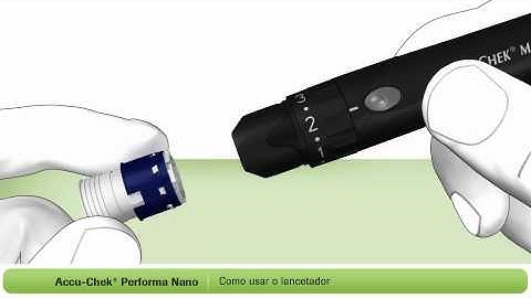 Como fazer um teste de glicemia no Accu-Chek Performa Nano