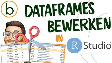 💻 Dataframes bewerken in RStudio | Combineren, knippen, plakken en omvormen 📊