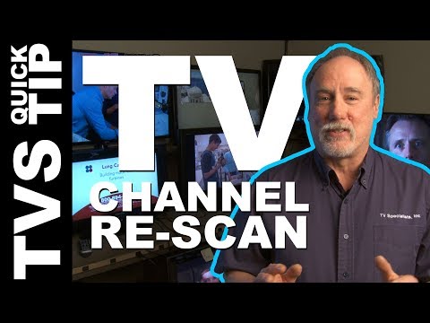TVS Pro Quick Tip: Re-scan TV Channels