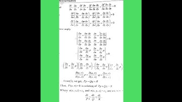 #Linear partial differential equation of order one solution by Lagrange