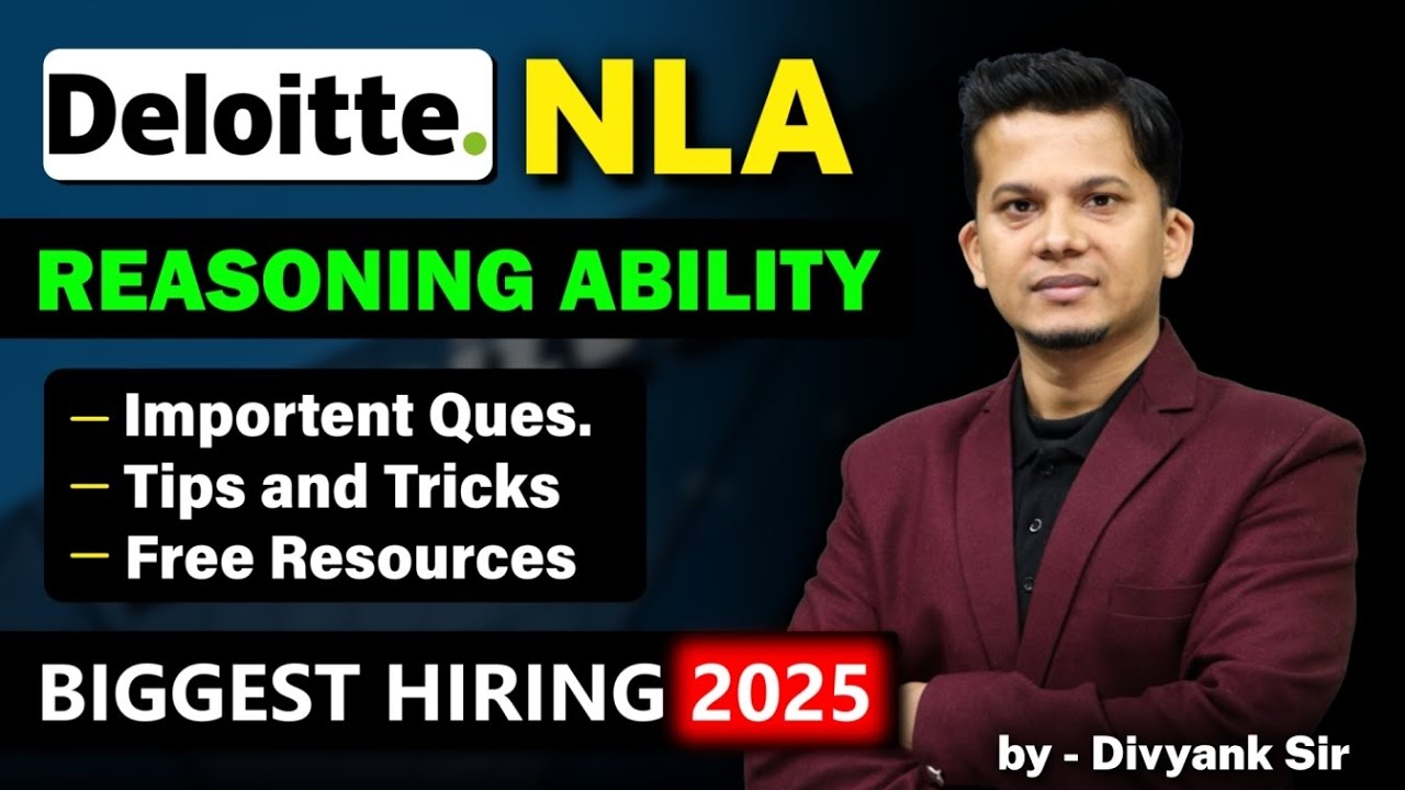Deloitte NLA Reasoning Ability Questions & Answers 2025 | Crack Deloitte Off-Campus Hiring 2025