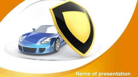 Car Insurance PowerPoint Template by PoweredTemplate.com