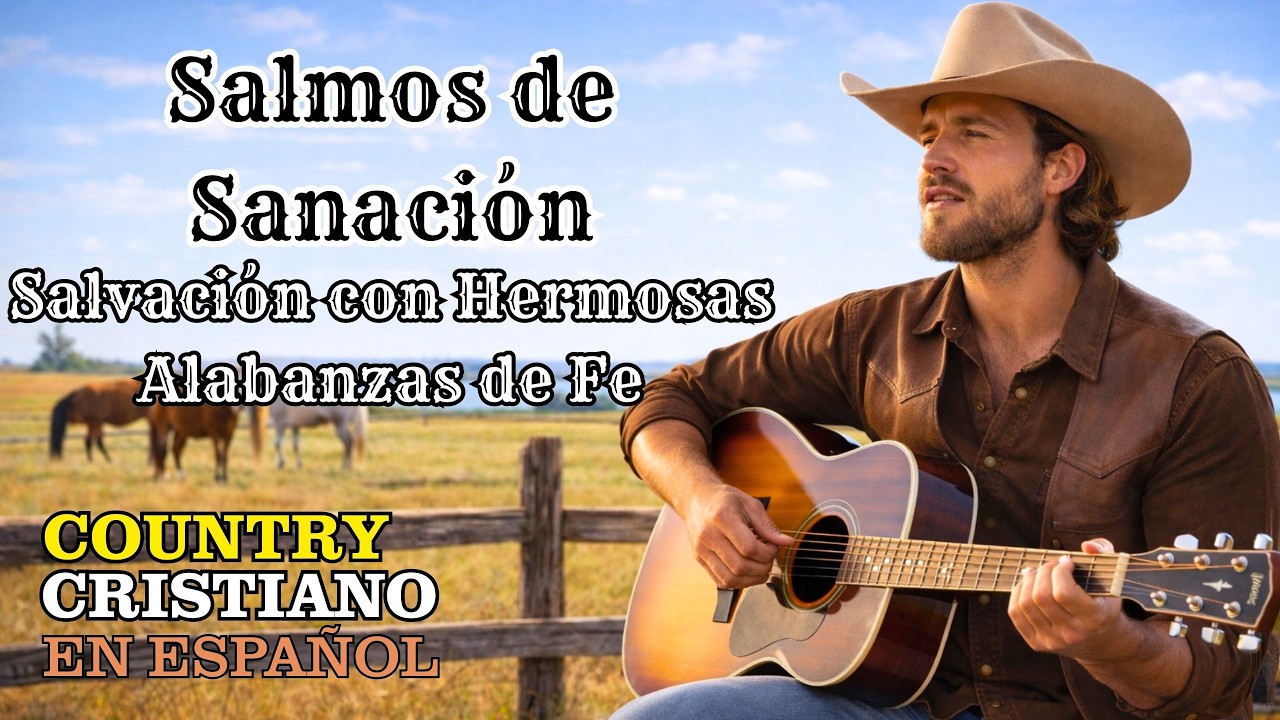 MÚSICA COUNTRY CRISTIANA EN ESPAÑOL | Salmos de Sanación y Salvación con Hermosas Alabanzas de Fe